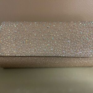 Elegant Crystal Embellished Clutch